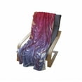 thumbnail image 4 of Modern Soft Flannel Fleece Blanket, Graphic Little Mermaid Face and Wavy Hair Vibrant Colors Fantasy Woman Artwork, Cozy Plush for Indoor and Outdoor Use, 50" x 70", Red Violet Cream, by Ambesonne, 4 of 6