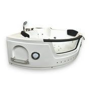 Whirlpool Bathtub 59,05″ x 59,05″ hot tub double pump with Heater – Sant’Angels