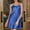 Blue, variant on WTXUE Nightgowns for Women Silk Nightgown Summer Strap Thin y Slim Fit Solid Color Hanging Dress Sleeveless Nightgowns for Women Summer Nightgowns for Women Night Gown for Women Soft Comfy Blue L
