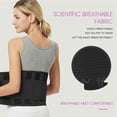 thumbnail image 5 of Adjustable Back Brace, Ergonomic Design For Enhanced Support, Lumbar Region Stabilization, 5 of 5