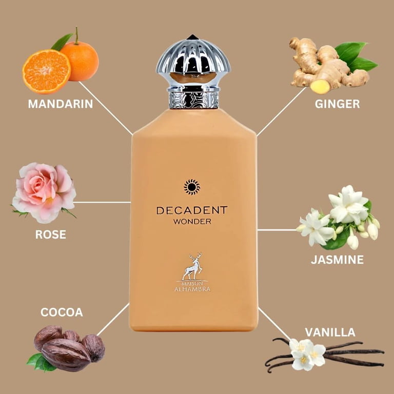 Maison Alhambra, Unisex Parfum, 3.4 oz Decadent Wonder EDP Spray