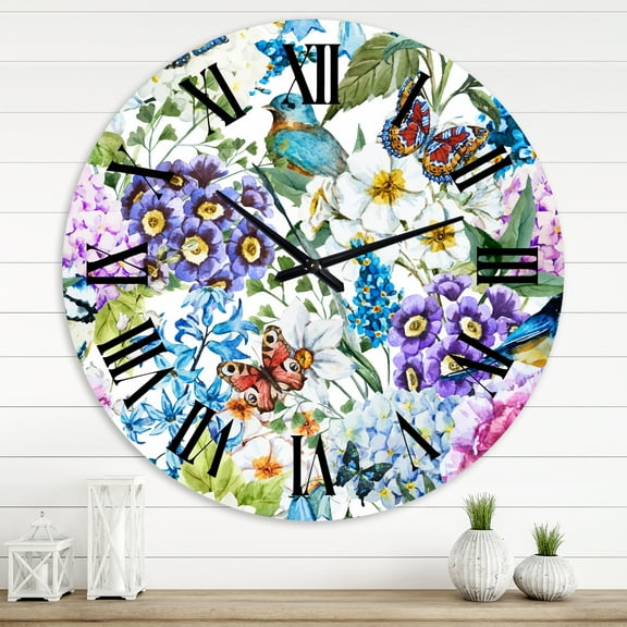 Designart 1 in Quartz Modern/Contemporary Wall Clock