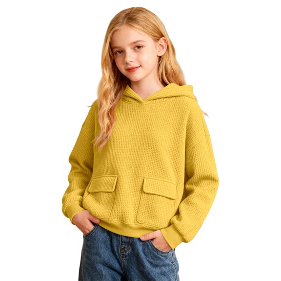QHFBli Girls Boys Athletic Zip Up Hoodie Sweatshirt Brushed Hooded Zipper Sweatshirt School Outerwear Coat for Kids 3-4 Years