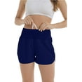 thumbnail image 3 of Shorts de Course et d'Entraînement Taille Haute pour Femmes 2,5 Pieds' avec Doublure et Poche Arrière à Fermeture Éclair, 3 of 6