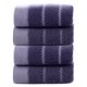 thumbnail image 1 of Toalla de manos de algodón suave absorbente Laklulu (paquete de 4) para baño, manos, cara, gimnasio y spa, 1 of 5
