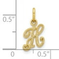 thumbnail image 3 of 10k Yellow Gold Initial H Charm Pendant, 3 of 7