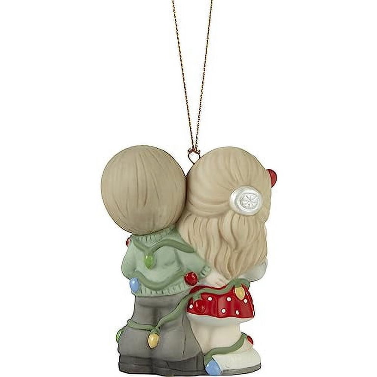Precious Moments "Our First Christmas Together" 2023 Dated Porcelain Ornament - Perfect Couple's Gift