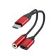 thumbnail image 4 of Cable adaptador de carga con conector auxiliar de audio para auriculares 2 en 1 USB C tipo C a 3,5 mm (c, estilo), 4 of 5