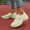 thumbnail image 2 of Mepaouo Womens Walking Shoes Ladies Casual Fashion Sock Sneakers Slip on Air Cushion Platform Sneaker, 2 of 8