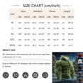 thumbnail image 3 of Men's Muscle Graphic Print Hoodie, Casual Long Sleeve Pullover Sweatshirt, Novelty Design Streetwear for Christmas Gift, Halloween, Party and Lounge Wear,Black,L, 3 of 6