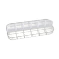 thumbnail image 3 of Caja de Almacenamiento de Componentes PS Fija 12 Rejillas Blanca Transparente 130x52x15mm 2 Pcs, 3 of 4