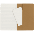 thumbnail image 5 of Moleskine Cahier Journals (Set of 3), Large (5" x 8.25"), Ruled, Kraft Brown, 5 of 5