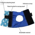 thumbnail image 5 of Gustave Cat/ Dog Adjustable Harness Vest with Lead Leash Set, Cute Bowtie Cat Jackets and Detachable Leash Hareness, Cat Vest for Kitten Puppy and Small Dogs (Blue, M), 5 of 10