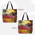 thumbnail image 2 of Disketp Beautiful African Woman Bolsa Tote de Lona para Mujer, Bolso de Hombro y Cruzado con Cierre de Cremallera, 2 of 7