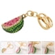 thumbnail image 2 of Llavero de sandía, lindo mini llavero de fruta simulada, colgante de sandía con brillantes diamantes de imitación., 2 of 7