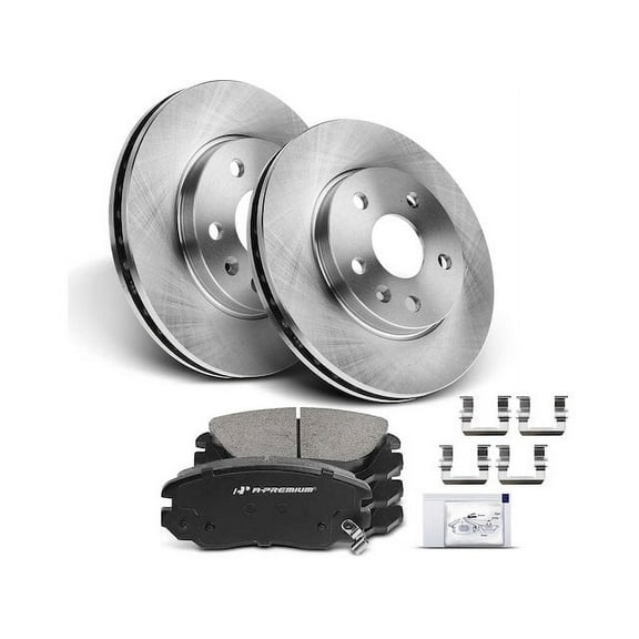 Front Brake Pad and Rotor Kit 6 - Compatible with 2013 - 2015 Chevy Malibu 2014