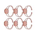 thumbnail image 2 of Handmade DIY Pendant Copper Bracelets Wrist Chains for Jewelry Making 6Pcs, 2 of 3