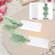 thumbnail image 5 of 50 tarjetas de nombre de mesa en blanco con 3 rollos de cinta, adorno multifuncional verde, 5 of 7