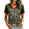 thumbnail image 3 of Women's Never Forget 911 Memorial T Shirt We Will Never Forget 9/11 Tee American Flag Patriotic Shirt, L, 3 of 4