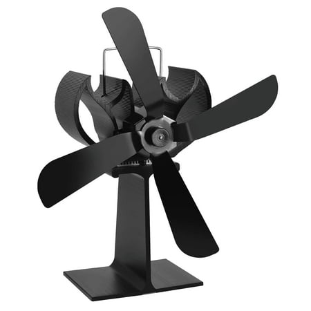 

Gyedtr Stove Fan Wood Stove Fans Fireplace Fan Heat Powered Fan With 4 Blade