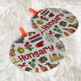 thumbnail image 3 of Hungary Christmas Ornament, Ceramic/Acrylic Ornament, Gift for Mom, Romantic Valentine Decoration, Holiday Festival Ornament, Collectible 2025, 3 of 5