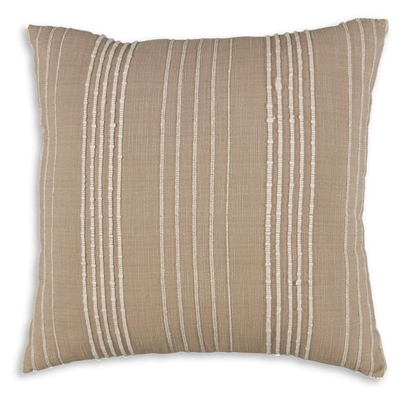 Signature Design by Ashley Casual Benbert Pillow Tan/White