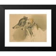 thumbnail image 2 of Johann Matthias Ranftl 14x11 Black Modern Framed Museum Art Print Titled - Hunting Dogs (1853), 2 of 5