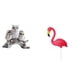 thumbnail image 1 of Figuras de búho,Figuras de búho,animales artificiales,artesanías,decoración del hogar,Estatua de estaca de jardín,Adorno de flamenco para jardín,patio,porche,Estatua de, 1 of 8