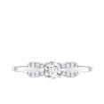 thumbnail image 4 of Rosec Jewels Lab Grown Diamond Promise Engagement Ring - EF-VS Quality - Ready to Gift, 925 Sterling Silver, US 4.00, 4 of 8