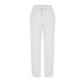 thumbnail image 6 of ameIAEA Sweatpants for Women with Pockets Elastic Waist Drawstring Slit Workout Athletic Pants, 6 of 7