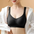 thumbnail image 2 of cfhntfmh Womens Seamless Bras No Underwire Supportive Wireless Push up Full Coverage Bralette Comfort V Neck T-Shirt Bra, 2 of 6