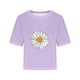 thumbnail image 3 of Camisetas Sobredimensionadas para Mujeres Gota Hombro Cuello Redondo Cultivo Top de Entrenamiento, Blusa de Verano Casual para Diario Y Fitness, 3 of 5