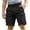 Black -AD04, variant on Dwellite Boys Cotton linen Cargo Shorts Teens Golf Casual Lightweight Elastic Waistband Comfy Long Short Pants with Pocket Sky Blue 160