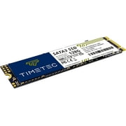 Timetec 128GB SSD 3D NAND SATA III 6Gb/s M.2 2280 NGFF 64TBW Read Speed Up to 550MB/s SLC Cache Performance Boost Internal Solid State Drive for PC Computer Laptop and Desktop (128GB)