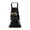 Black, variant on Cooking Apron With Built In Hand Wipes & Pockets Adjustable Chef Apron For Home Kitchen Bbq Restaurant(Dark Green-72X65Cm)