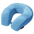 thumbnail image 1 of Bookishbunny Memory Foam XL U Shape Travel Pillow Neck And Head Support Large Cervical Cushion Aqua, 1 of 6