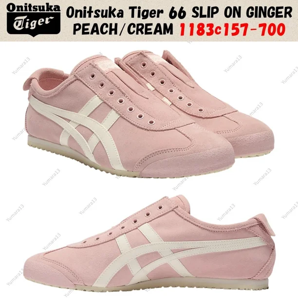 Onitsuka Tiger 66 SLIP ON GINGER PEACH/CREAM 1183c157-700 Unisex Size