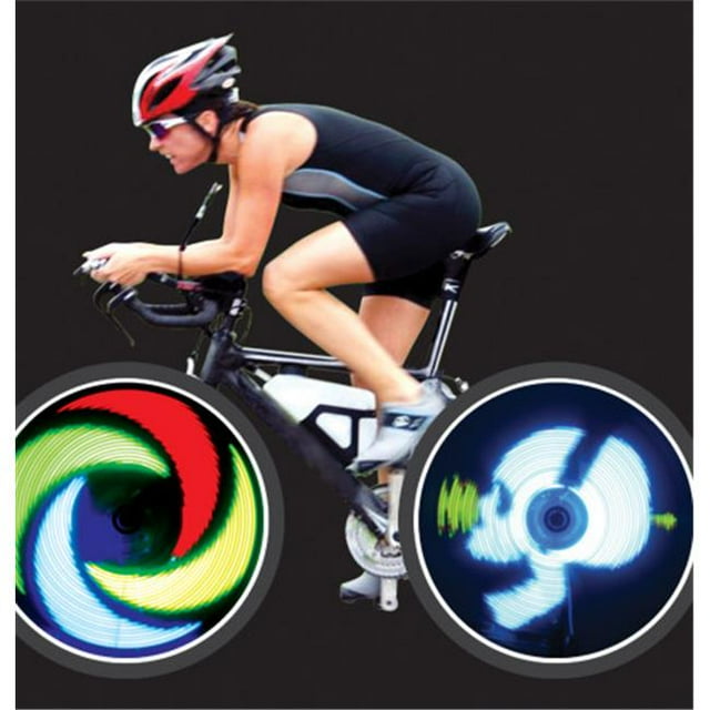 Agiletek BK-2482 On - Imagerie LED Programmable par Roue sur Vélo - Roue de 24 Pouces - Haut