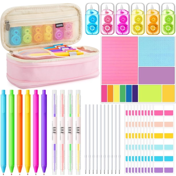 Set de papelería Janlaugh, 38 piezas, material escolar universitario