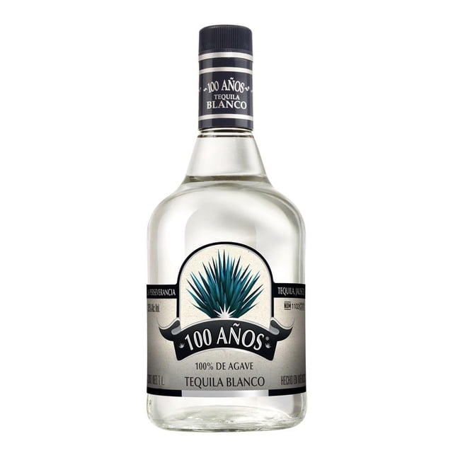 Caja de 12 Tequila 100 años Blanco 1 L 100 años Blanco