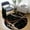er4922, variant on Abstract Natural Black Marble with Gold Texture Round Carpet Living Room Area Rug Printed Carpets Anti-Slip Mat Entrance Doormat