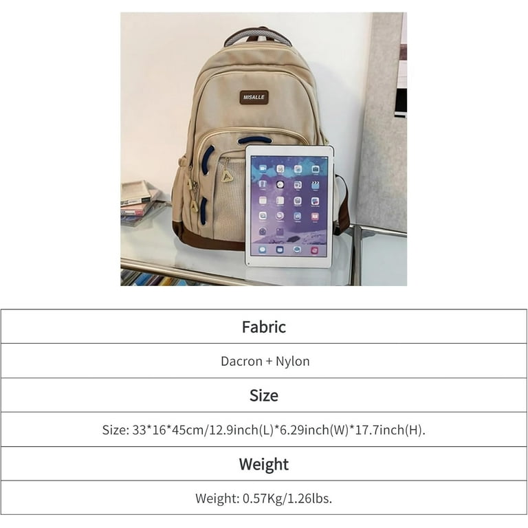 Casual Backpack for Women Men Fashion Big Capacity Aesthetic
