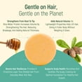 thumbnail image 5 of BAMBOEARTH Solid Rice Protein Water Shampoo Bar With Conditioner Effect Hair Soap - Shampoo Bars For Hair With All Natural Plant Based Essential Oils And Zero Waste Packaging (Honey), 5 of 5