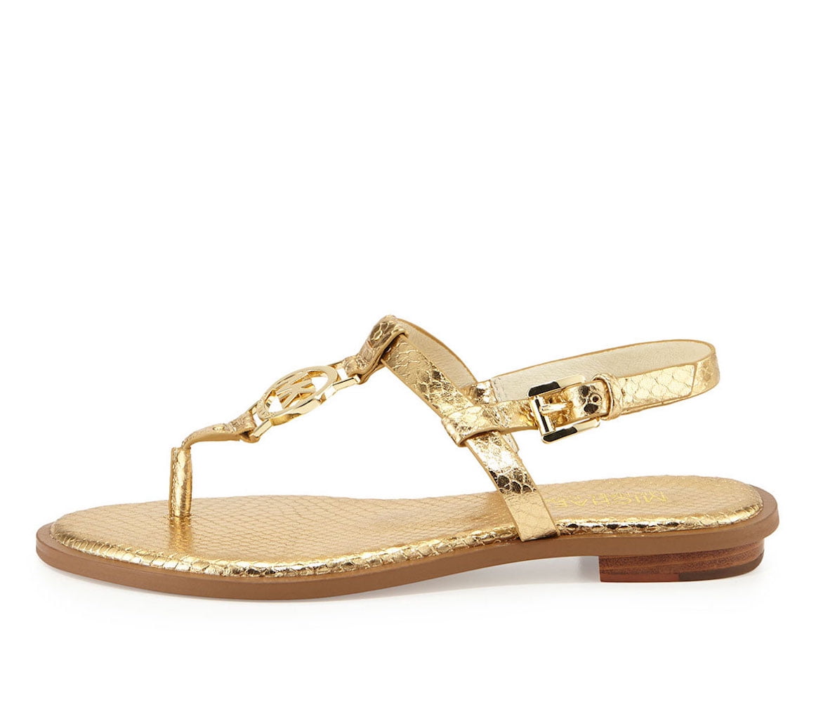 MICHAEL Michael Kors Women's Sondra Leather Thong Sandals - Walmart.com