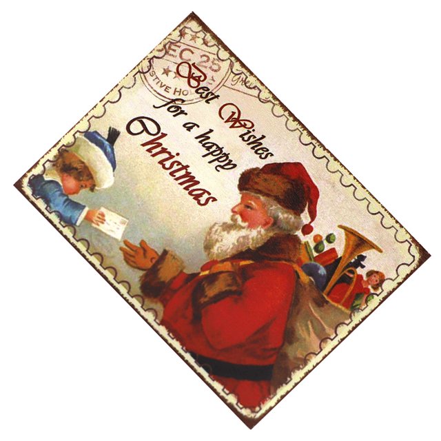 Naiovety Letrero de rectangular para Navidad, muñeco de nieve decorativo de dibujos animados, decoración de mesa, placa para álbum de Kits de decoración para fiestas Tipo 1
