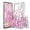 Pink, variant on TJS for Samsung Galaxy A53 5G Phone Case, with Tempered Glass Screen Protector, Bling Glitter Sparkle Liquid Infused Moving Quicksand Floating Waterfall Cover (Pink)
