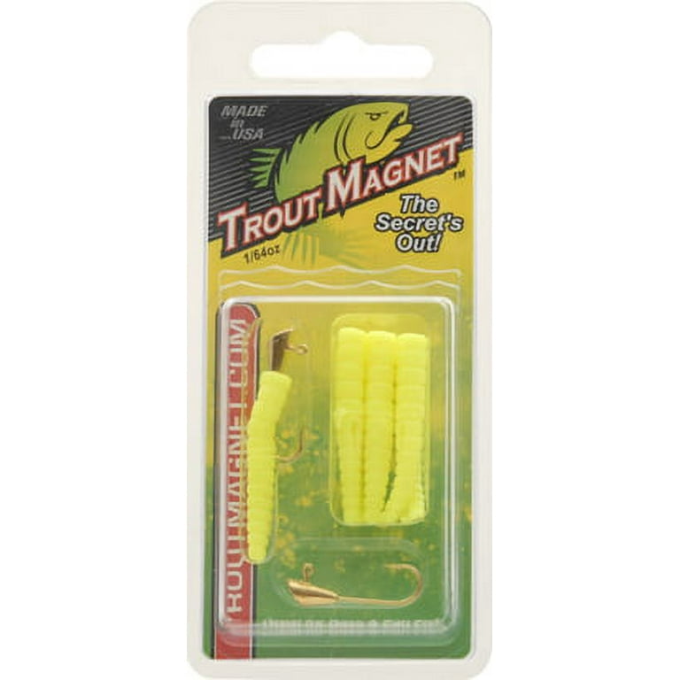 Leland Lures Trout Magnet 1/64 oz Softbait 9 Count Chartreuse 