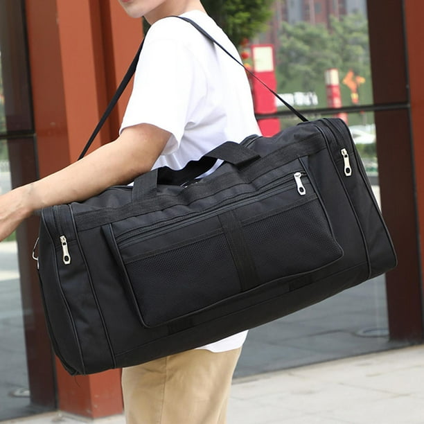 Bolsa de lona Salvador Equipaje Correa impermeable Negro