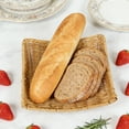 thumbnail image 5 of geerera Imitation Wicker Bread Basket, 9x9 Inch Square Serving Basket for Bread and Fruit, Fast Food and Snack Basket for Home and Restaurant, Farmhouse Table Setting, Breakfast Display, 5 of 6