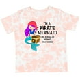 thumbnail image 3 of Inktastic I'm a Pirate Mermaid-like a Regular Mermaid, Only Cooler Boys or Girls Toddler T-Shirt, 3 of 5